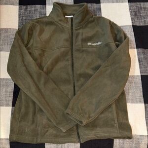 NWOT Columbia Men’s Olive Fleece Jacket